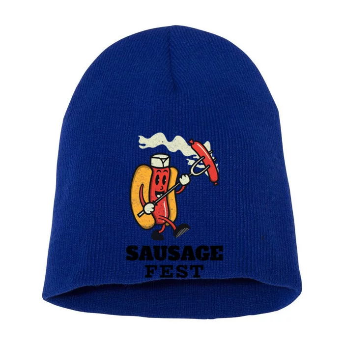 Sausage Fest Sausage Cute Gift Short Acrylic Beanie