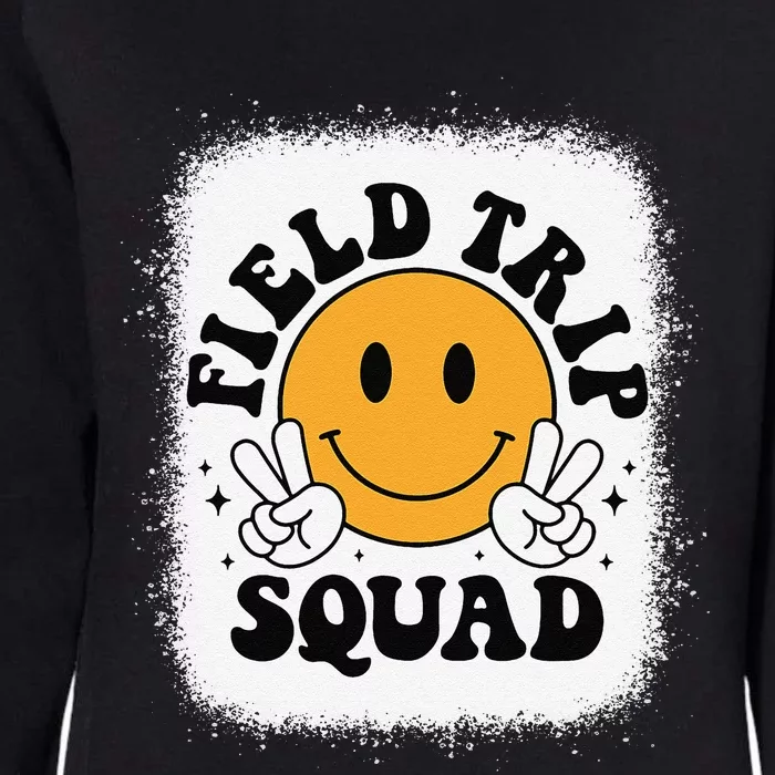 School Fieldtrip Squad Groovy Field Day 2024 Teacher Womens California Wash Sweatshirt