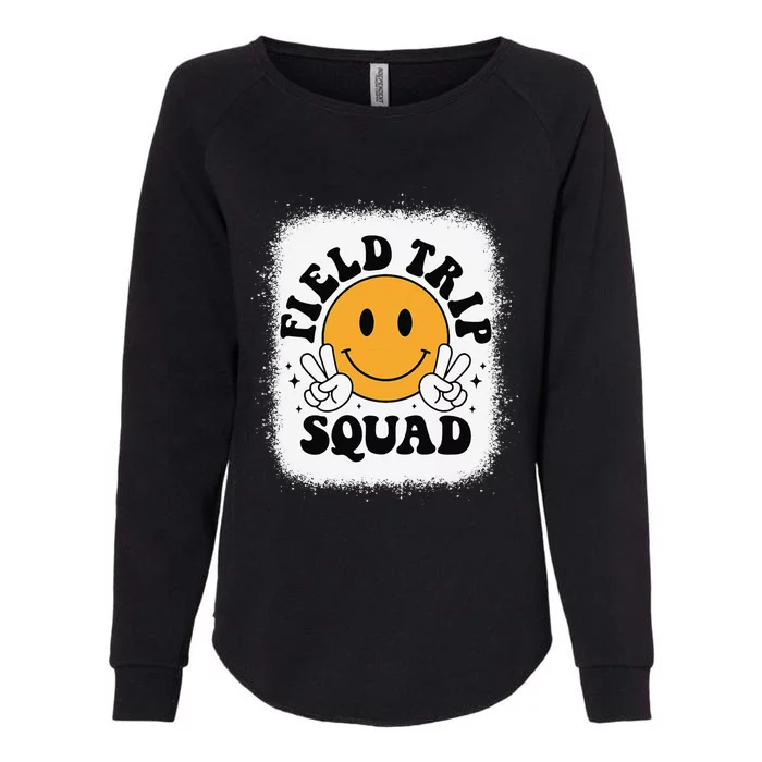 School Fieldtrip Squad Groovy Field Day 2024 Teacher Womens California Wash Sweatshirt