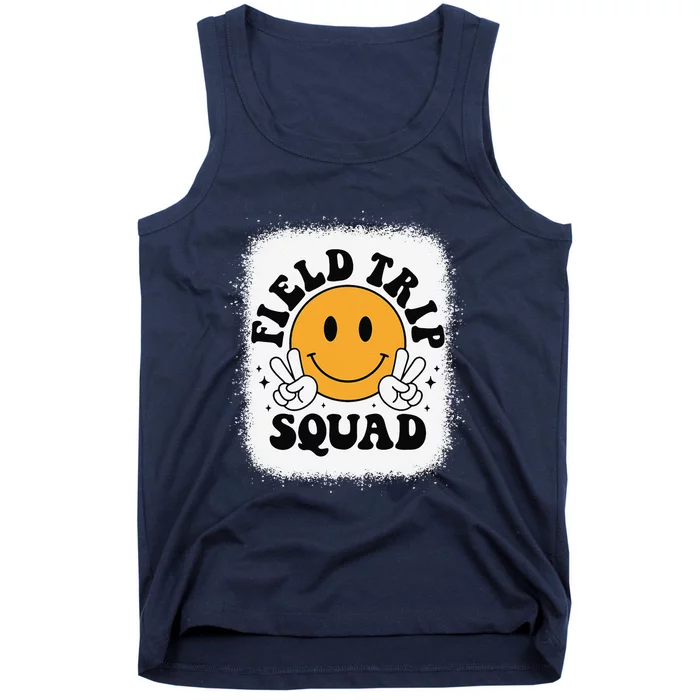 School Fieldtrip Squad Groovy Field Day 2024 Teacher Tank Top