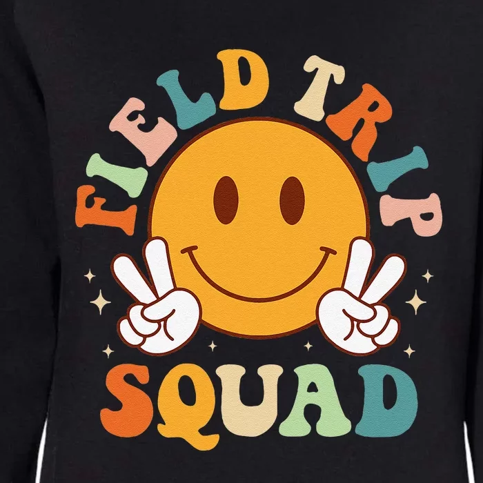 School Fieldtrip Squad Groovy Field Day 2024 Teacher Womens California Wash Sweatshirt