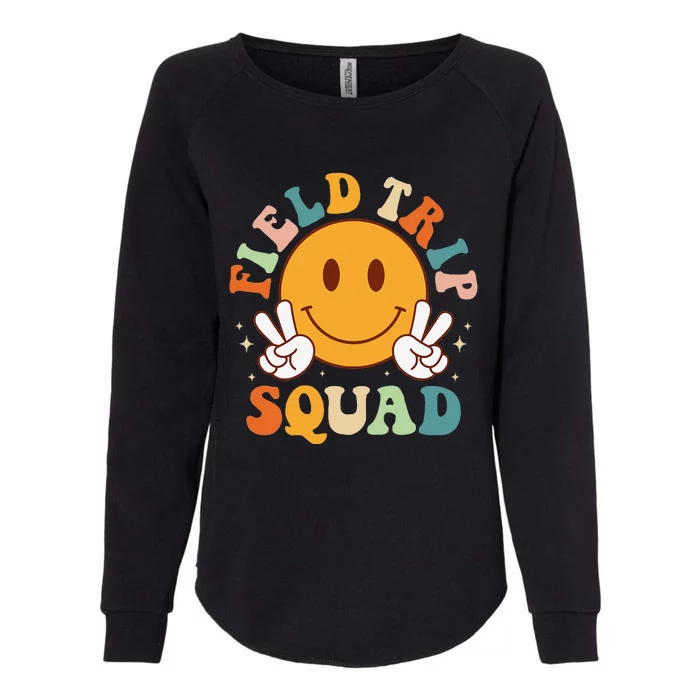 School Fieldtrip Squad Groovy Field Day 2024 Teacher Womens California Wash Sweatshirt