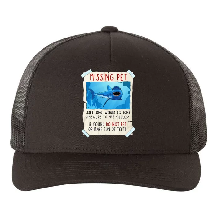 Shark Funny Shark Great White Tee Shark Yupoong Adult 5-Panel Trucker Hat