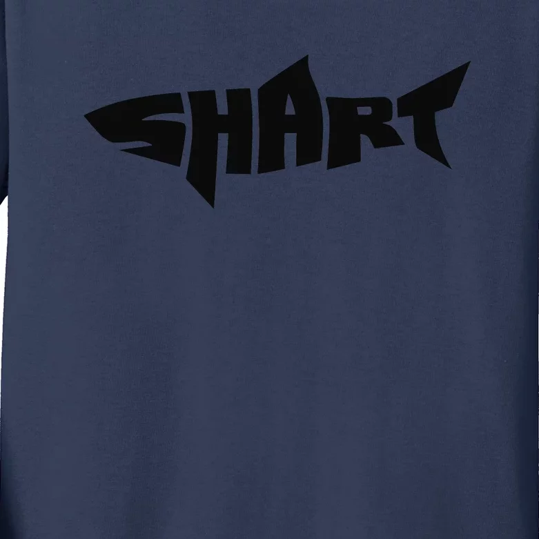 SHART FART Kids Long Sleeve Shirt