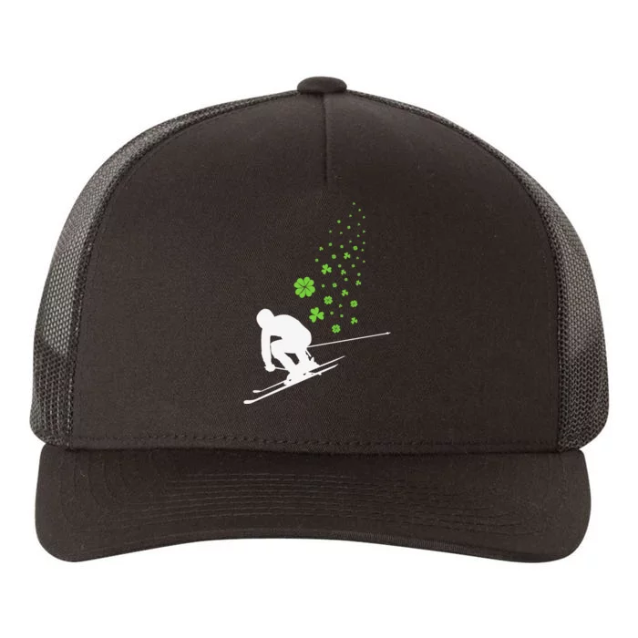 Ski Freestyle Skiing Patricks Day Yupoong Adult 5-Panel Trucker Hat