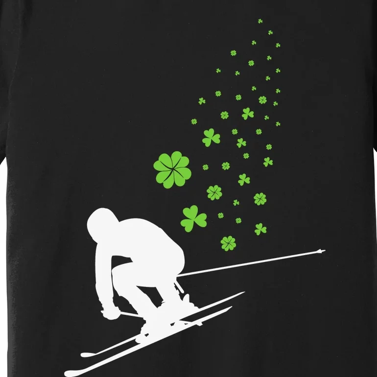 Ski Freestyle Skiing Patricks Day Premium T-Shirt