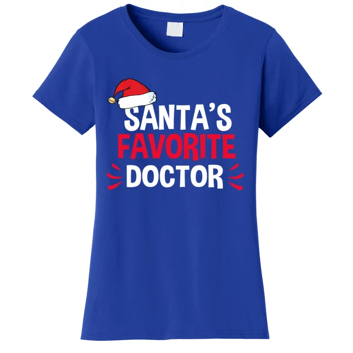 SantaS Favorite School Doctor Christmas Funny Gift Gift Women's T-Shirt