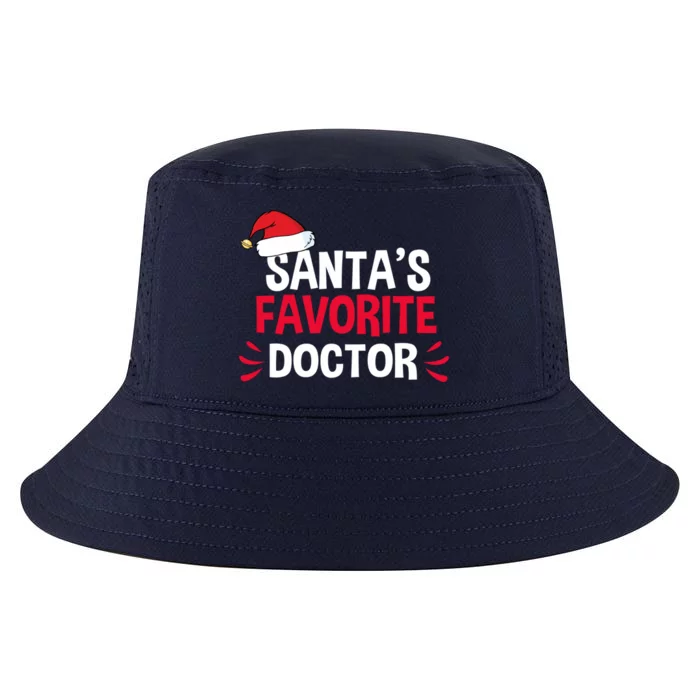 SantaS Favorite School Doctor Christmas Funny Gift Gift Cool Comfort Performance Bucket Hat