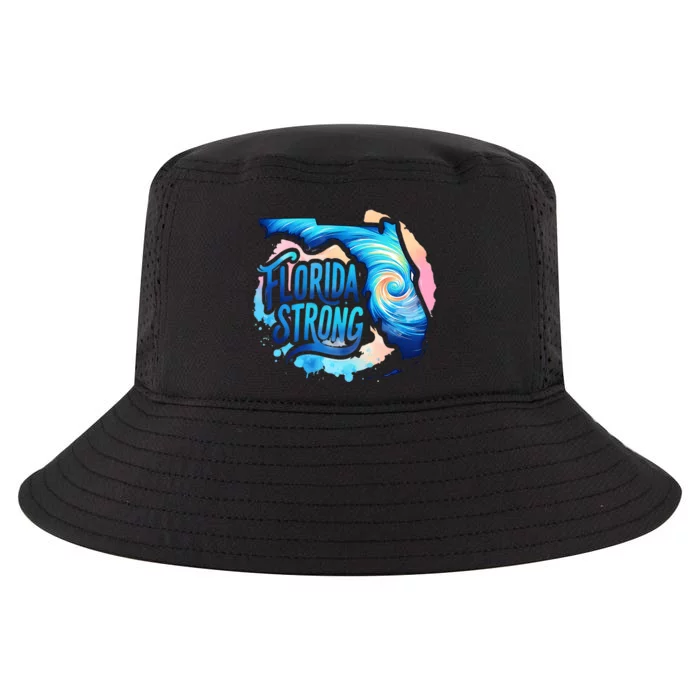 Support Florida Stay Western Strong Florida Hurricane Milton Cool Comfort Performance Bucket Hat