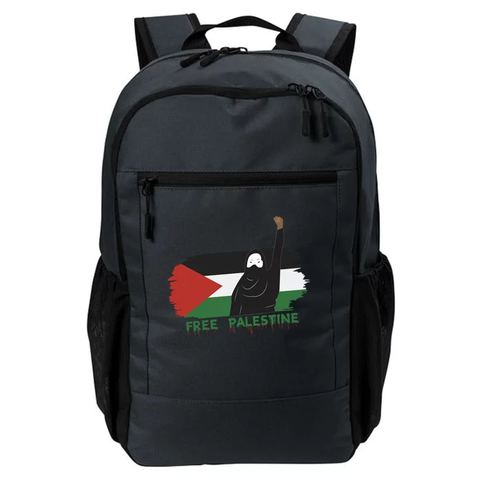 S Fist Stand With Free Palestine Flag Gift Daily Commute Backpack