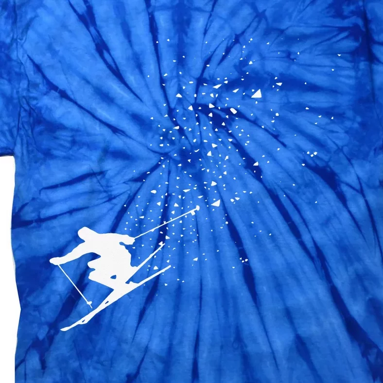 Ski Freestyle Skiing Freeski Winter Sports Skier Gift Tie-Dye T-Shirt