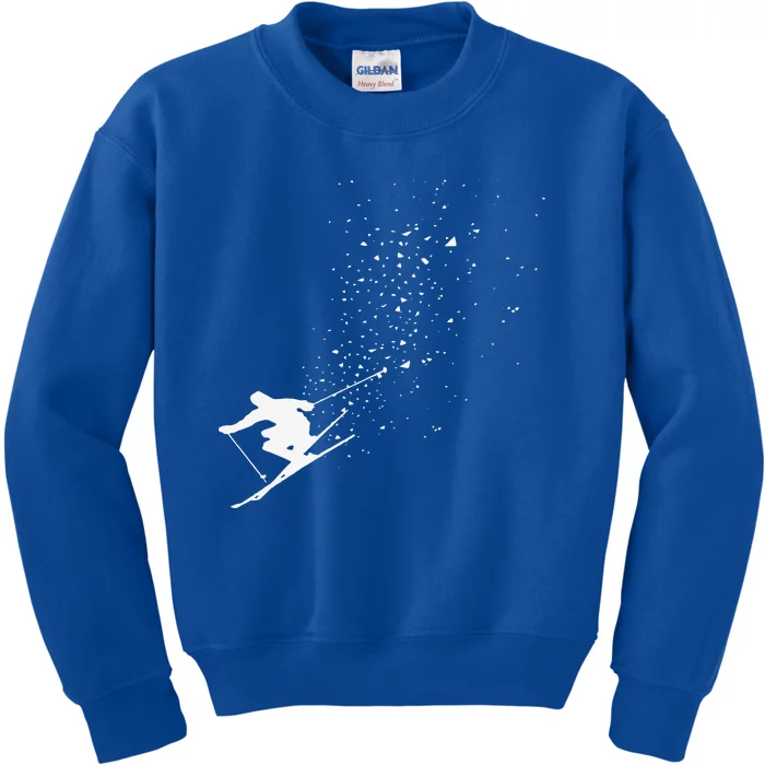 Ski Freestyle Skiing Freeski Winter Sports Skier Gift Kids Sweatshirt