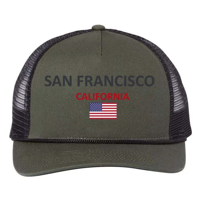 San Francisco Retro Rope Trucker Hat Cap