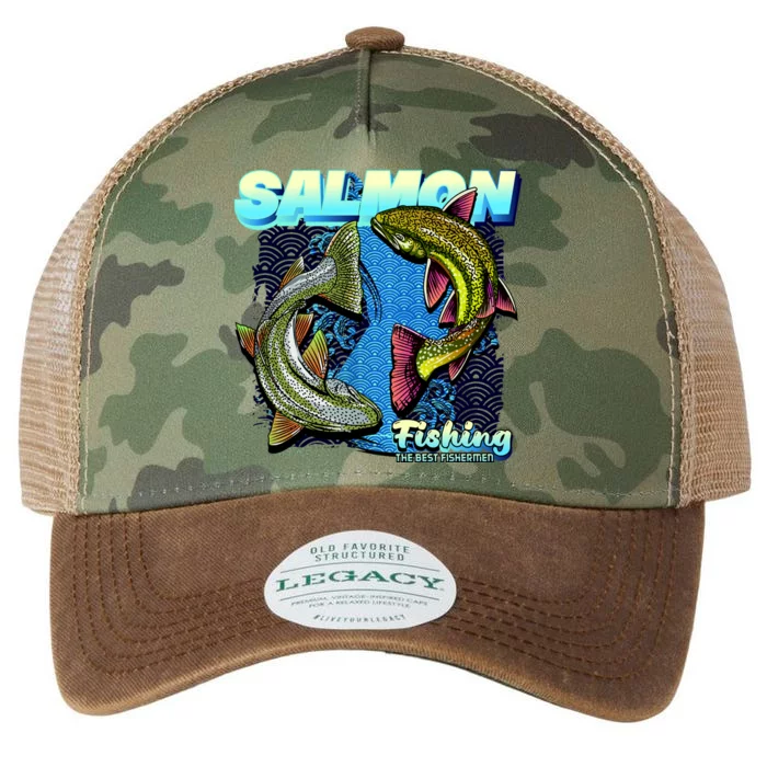 Salmon Fishing Legacy Tie Dye Trucker Hat