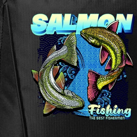 Salmon Fishing City Backpack