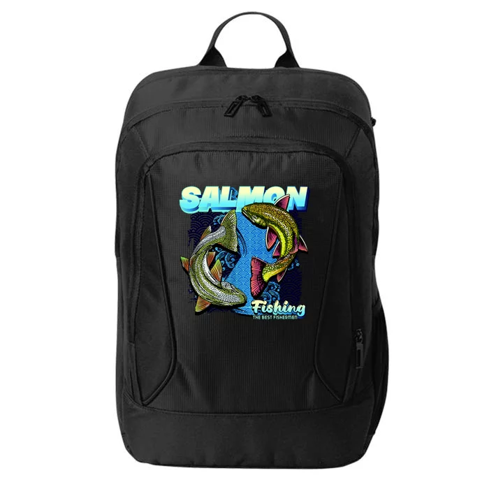 Salmon Fishing City Backpack