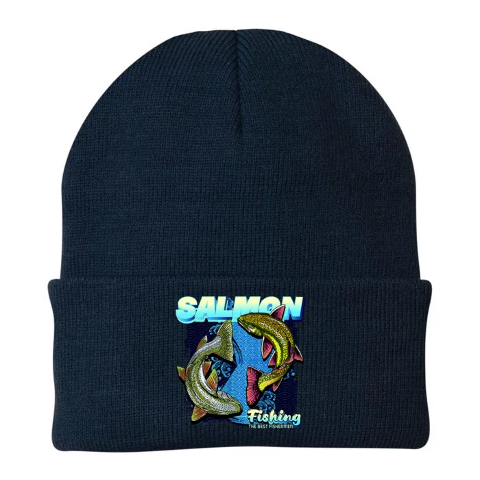 Salmon Fishing Knit Cap Winter Beanie