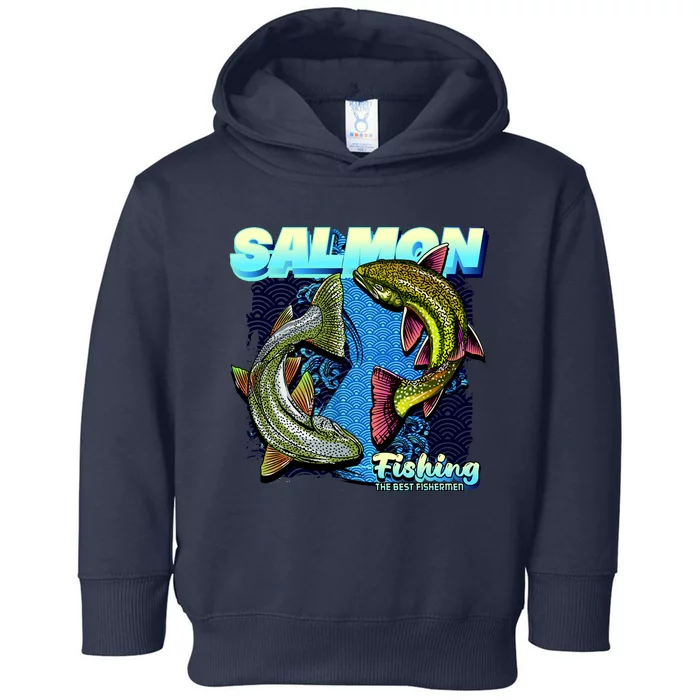 Salmon Fishing Toddler Hoodie