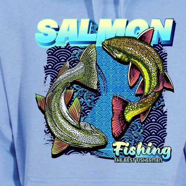 Salmon Fishing Unisex Surf Hoodie