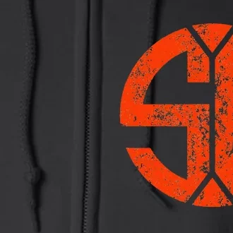 San Francisco Sf Home Monogram Game Day Giant Full Zip Hoodie