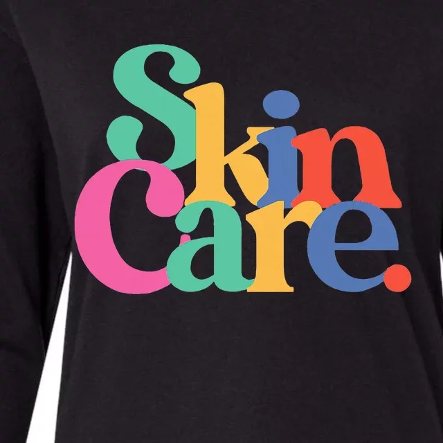 Skincare Facialist Skin Esthetician Retro Skincare Womens Cotton Relaxed Long Sleeve T-Shirt