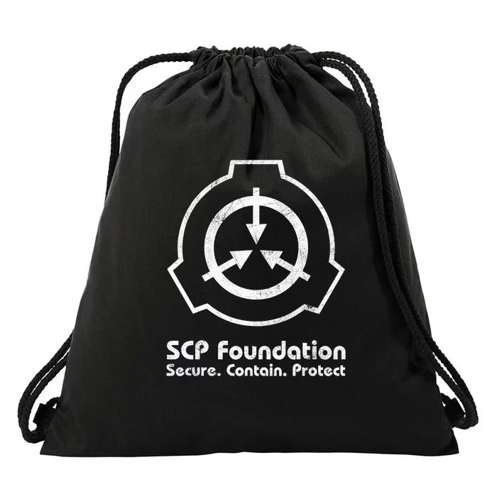 SCP Foundation Drawstring Bag