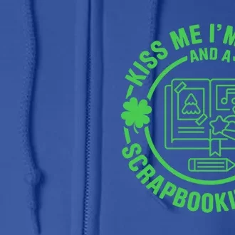 Scrapbooking For Scrapbooker Love Scrapbooking Scrapbook Meaningful Gift Full Zip Hoodie