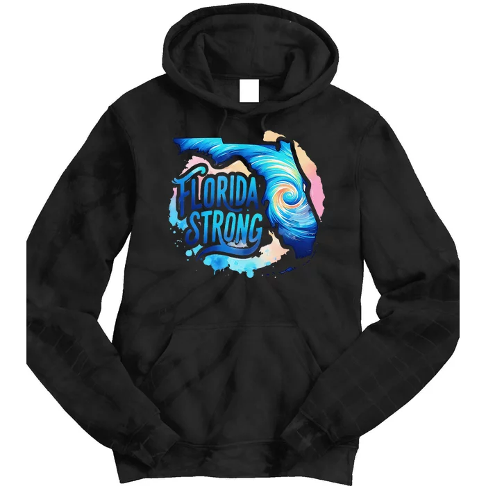 Support Florida Stay Western Strong Florida Tie Dye Hoodie