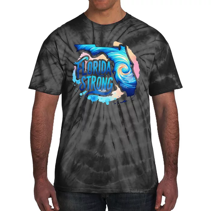 Support Florida Stay Western Strong Florida Tie-Dye T-Shirt