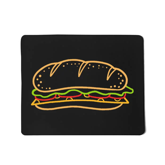 Sandwich Food Mousepad