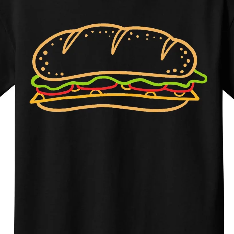 Sandwich Food Kids T-Shirt