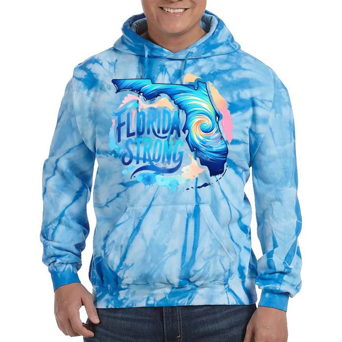 Support Florida Stay Western Strong Florida Tie Dye Hoodie