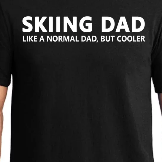 Skiing Father Skiing Dad Gift Pajama Set