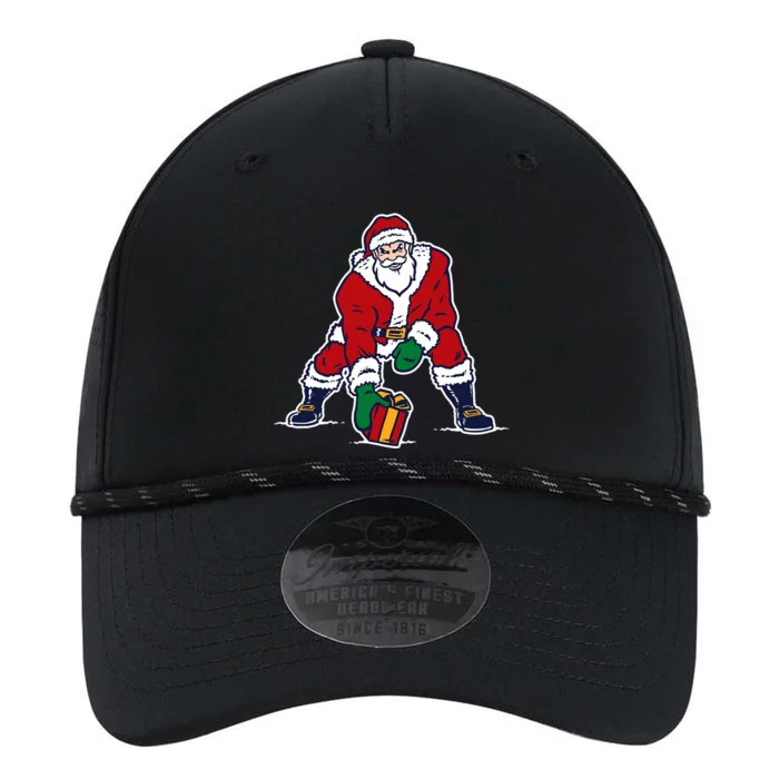 Santa Football Spike Present Performance The Dyno Cap