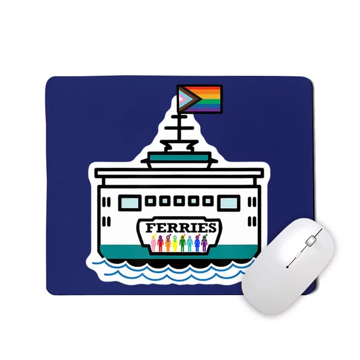 Softball Ferries Mousepad