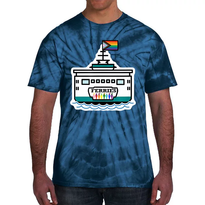 Softball Ferries Tie-Dye T-Shirt