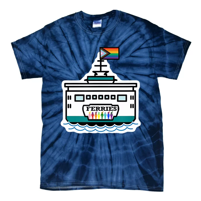 Softball Ferries Tie-Dye T-Shirt