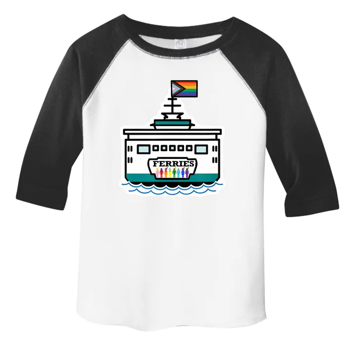 Softball Ferries Toddler Fine Jersey T-Shirt