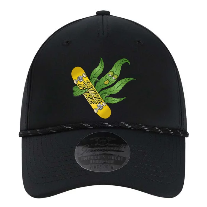 Sativa Fire Skateboarding Leaf Premium Performance The Dyno Cap