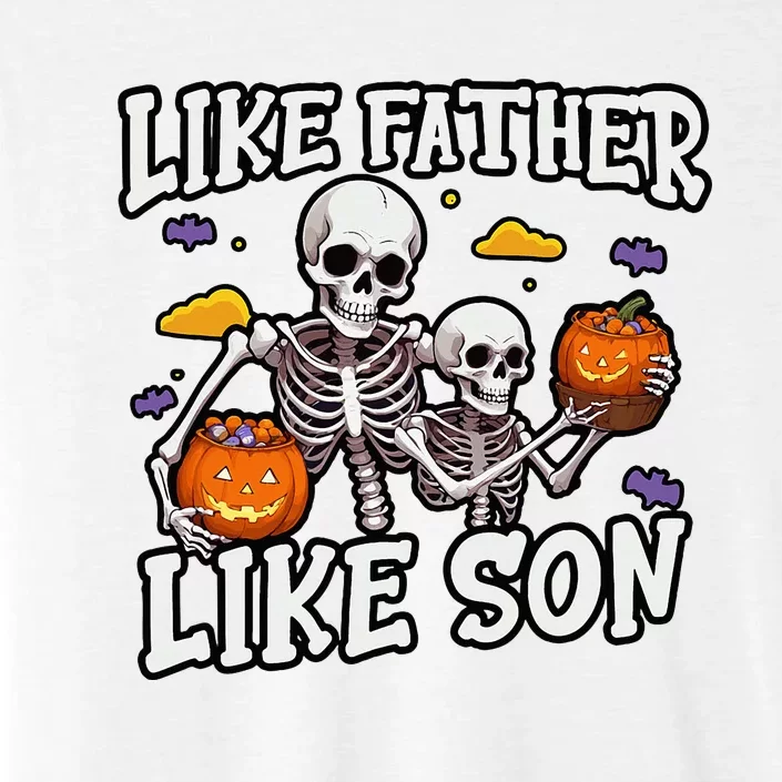 Skeleton Father Son Matching Halloween Costume ChromaSoft Performance T-Shirt