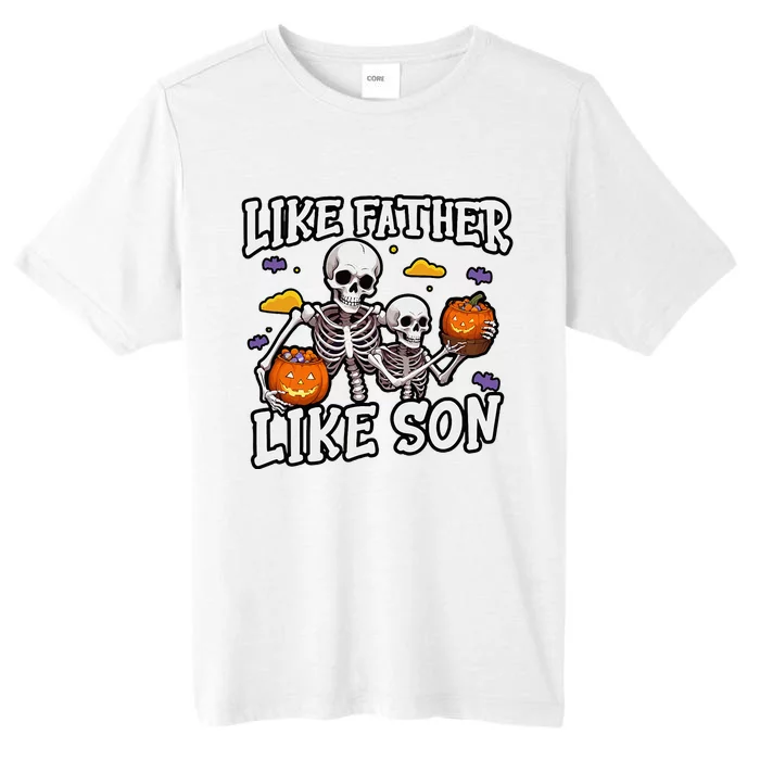 Skeleton Father Son Matching Halloween Costume ChromaSoft Performance T-Shirt