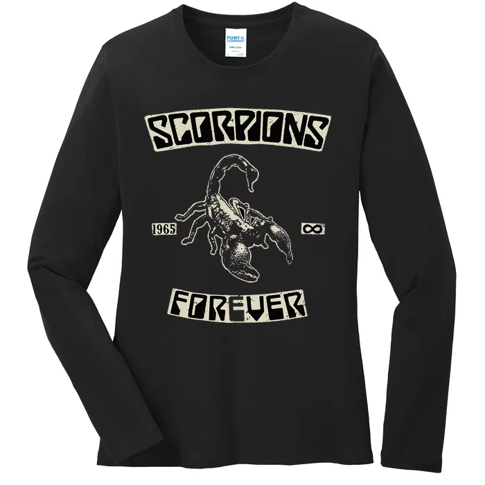 Scorpions Forever Since 1965 Black Ladies Long Sleeve Shirt