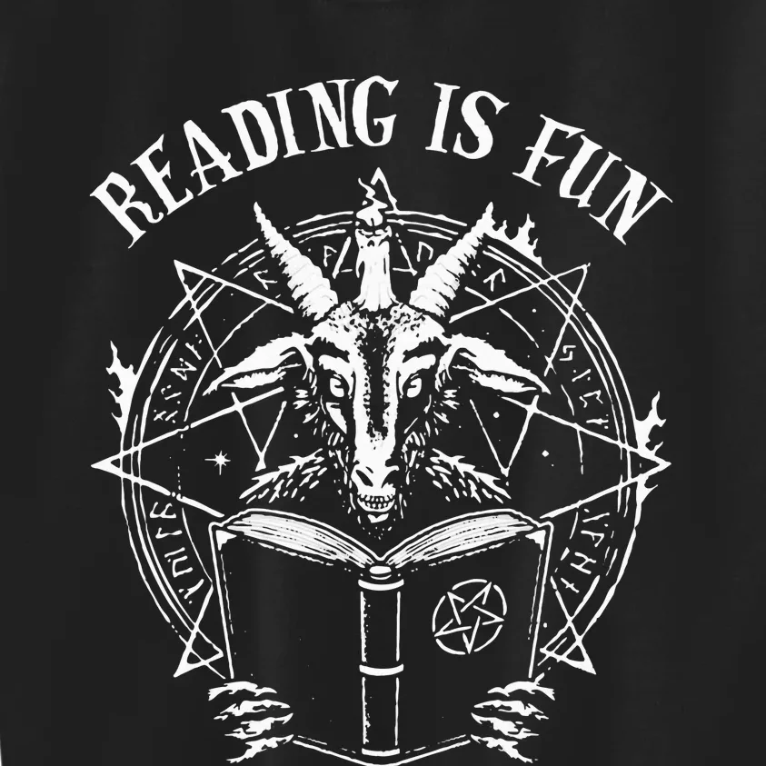 Spooky Fun Satan's Halloween Reading Adventure Kids Sweatshirt