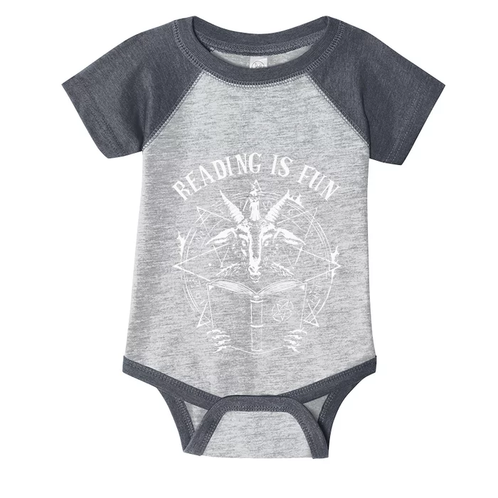 Spooky Fun Satan's Halloween Reading Adventure Infant Baby Jersey Bodysuit