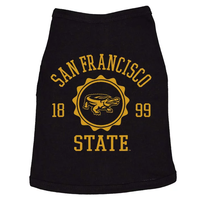 San Francisco State Gators Stamp Logo Doggie Tank