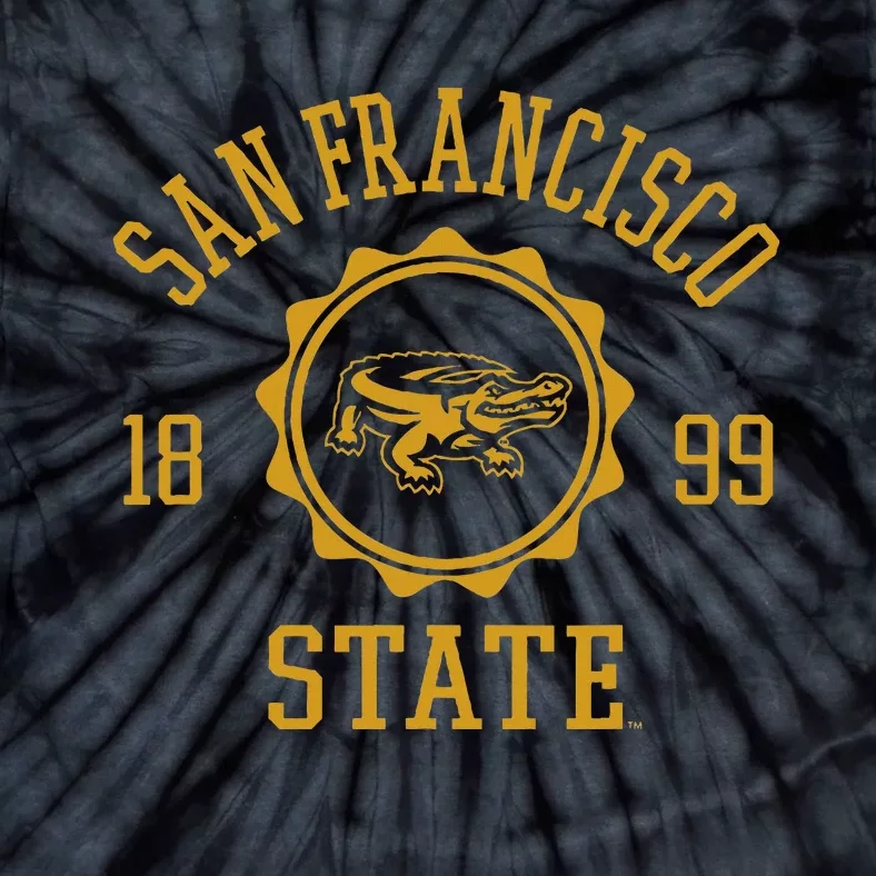 San Francisco State Gators Stamp Logo Tie-Dye T-Shirt