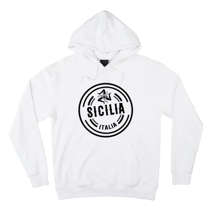 Sicilia Flag Sicily Palermo Italy Hoodie