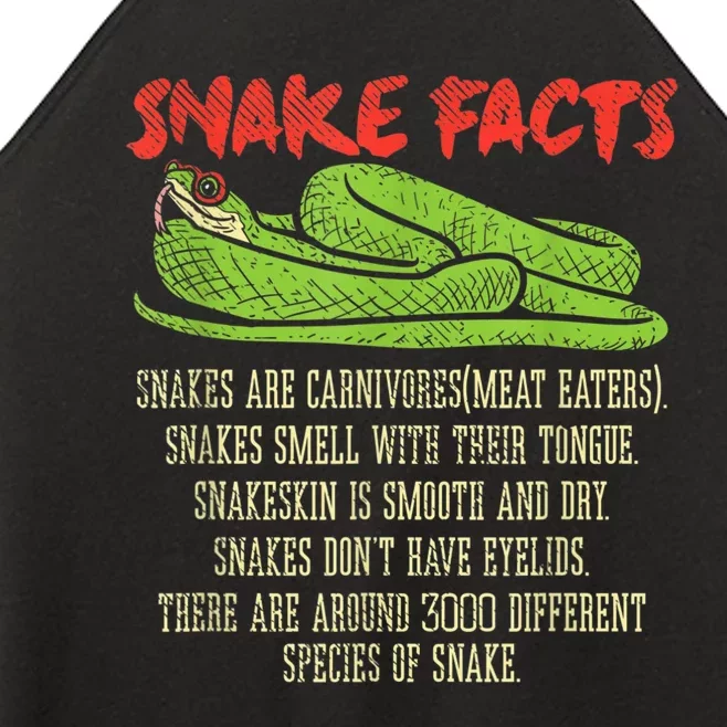 Snake Facts Snake Lover Reptile Lover Women’s Perfect Tri Rocker Tank