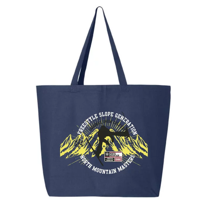 Skiing Freestyle Ski Sport Gift 25L Jumbo Tote