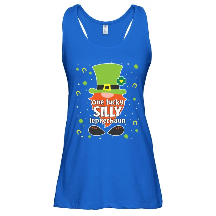 Silly Funny St Patricks Day Gnome Matching Gift Cute Gift Ladies Essential Flowy Tank